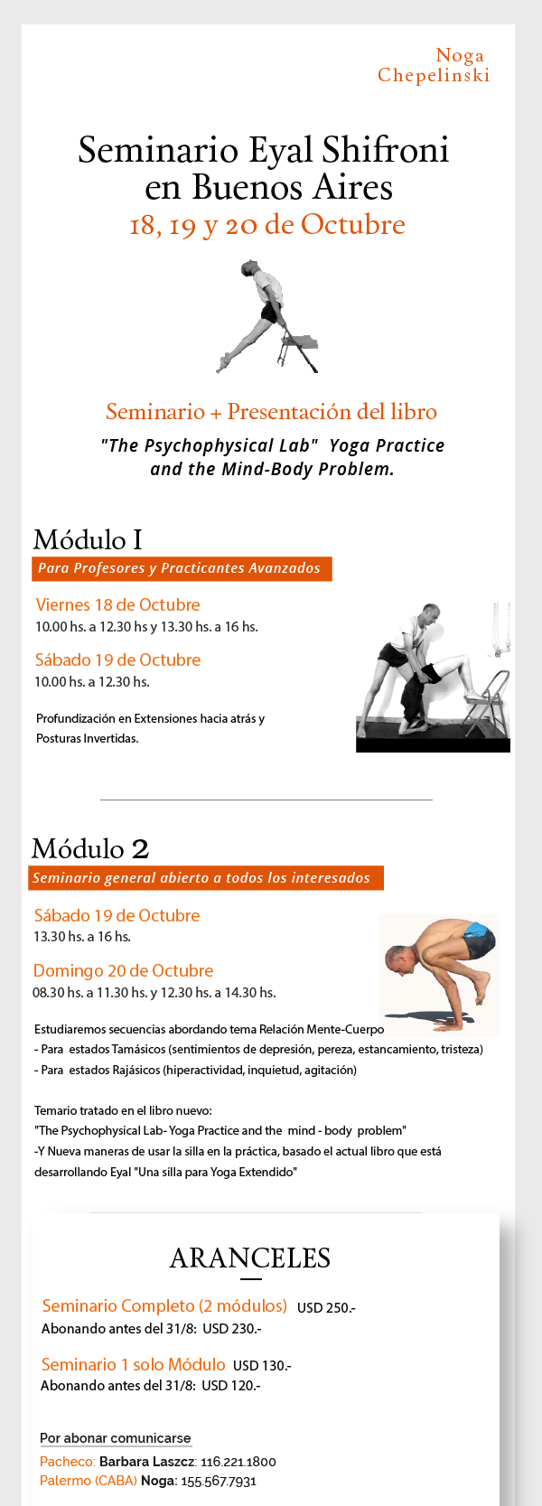 seminario internaciona leyal shifroni Buenos Aires